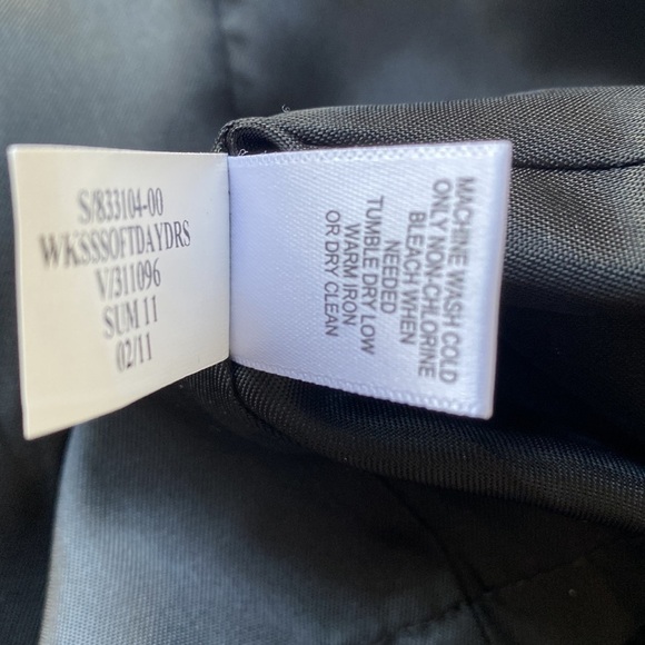 Banana Republic Black Linen Blend Shiny Sheath Dress Size 8 NWT - Picture 8 of 13